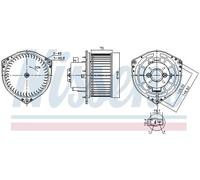 Ventola abitacolo 87454 NISSENS per CHEVROLET DAEWOO