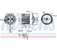NISSENS 87516 Ventilatore abitacolo