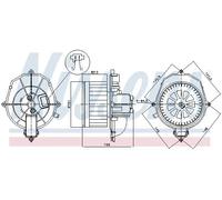 Ventilatore interno NISSENS 87518