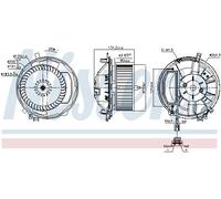 NISSENS 87527 Ventilatore abitacolo