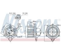 NISSENS 87537 Ventilatore abitacolo