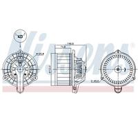 Ventilatore interno NISSENS 87564