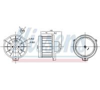 NISSENS 87615 Ventilatore abitacolo