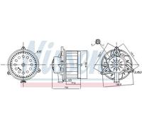 NISSENS 87618 Ventilatore abitacolo