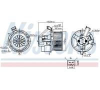 NISSENS 87691 Ventilatore abitacolo