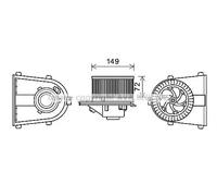 Ventola abitacolo AI8378 AVA QUALITY COOLING per SEAT VW AUDI SKODA