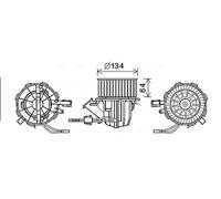 AVA Elettromotore ventola abitacolo AI8391 per Audi A4 Avant 1.8 TFSI Quattro Anno 11-15