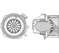 Ventola abitacolo anteriore per guida a Sx/Dx AB 88 000P MAHLE per MERCEDES-BENZ