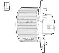 Ventola abitacolo DEA12004 DENSO per IVECO DAILY III Furgone DAILY IV Furgone