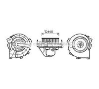 Ventola abitacolo OL8609 AVA QUALITY COOLING per OPEL CORSA C COMBO Tour