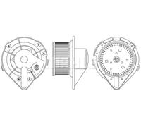 MAHLE ORIGINAL AB 172 000S Ventilatore abitacolo