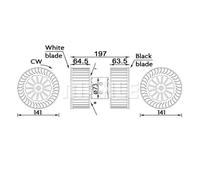 MAHLE ORIGINAL Ventilatore abitacolo