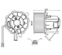 MAHLE AB 183 000S Ventilatore abitacolo