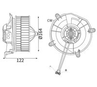 MAHLE AB 70 000S Ventilatore abitacolo
