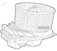 Ventola abitacolo per veicolo con guida a Sx DEA02003 DENSO per AUDI VW SKODA