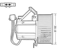 Denso Ventilatore interno DEA02009 per Audi A4 A5 Q5 B8 con guida a Sx