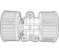 Denso Ventilatore abitacolo DEA05004 con guida a Sx per BMW 5 / 5 Touring / X5 3.0i