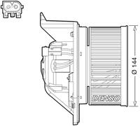 DENSO DEA05005 Ventilatore abitacolo