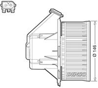 DENSO DEA17032 Ventilatore abitacolo