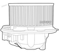 Ventola abitacolo per veicolo con guida a Sx DEA32003 DENSO per VW SKODA AUDI