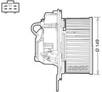 DENSO DEA32005 Ventilatore abitacolo