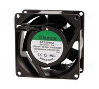 Ventola: AC 230VAC 31dBA 80x38mm 39m3/H (± 7%) Gleitend SF23080A2083HSL.GN
