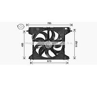 50534302 Ventola Motore ALFA ROMEO GIULIA 2.2D dal 2015 -> nuovo ORIGIN.