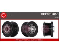 Ventola alternatore con puleggia a ruota libera CCP90120AS CASCO