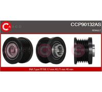 Ventola alternatore con puleggia a ruota libera CCP90132AS CASCO