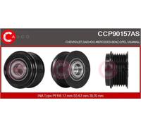 Ventola alternatore con puleggia a ruota libera CCP90157AS CASCO