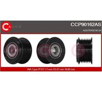 Ventola alternatore con puleggia a ruota libera CCP90162AS CASCO