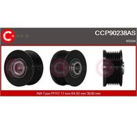 Ventola alternatore con puleggia a ruota libera CCP90238AS CASCO