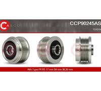 Ventola alternatore con puleggia a ruota libera CCP90245AS CASCO