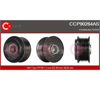 Ventola alternatore con puleggia a ruota libera CCP90264AS CASCO