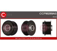 Ventola alternatore con puleggia a ruota libera CCP90269AS CASCO