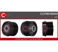 Ventola alternatore con puleggia a ruota libera CCP92102AS CASCO