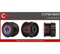 Ventola alternatore con puleggia a ruota libera CCP92106AS CASCO