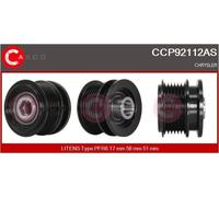 Ventola alternatore con puleggia a ruota libera CCP92112AS CASCO