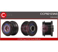 Ventola alternatore con puleggia a ruota libera CCP92123AS CASCO