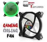 VENTOLA ARIA RAFFREDDAMENTO PER CASE ASSEMBLATO PC GAMING VERDE LED 120MM