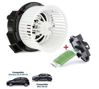Ventola Aria Ventilazione Resistenza Pinze per Citroën C3 II 09-16 6441CS 6441CT