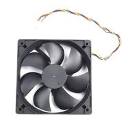 Ventola assiale 12025 con doppio cuscinetto a sfera per PC, 12 V/24 V, 3000 giri/min, 110 m³/h, ventola di raffreddamento per case del computer, per ventilatore di ricambio HVAC (12 V)