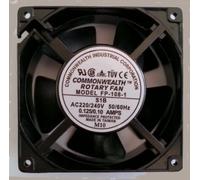 VENTOLA ASSIALE 120x120x38mm 220-230V SU CUSCINETTI A SFERA E TELAIO METALLICO -20/+80 °C