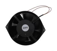 Ventola assiale 172 mm 293 CFM ad alta temperatura (lame in alluminio) | 55 dB di volume operativo, funzionamento silenzioso, lega di alluminio, tensione 220 V, risparmio energetico