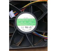 Ventola assiale alta velocità 12V/24V CC per alimentatori raffreddamento industriale-Compatibile con DA06038/8025/6025/B12UG/DA12038B24VA/UA(0.36A 8 cm 8025)