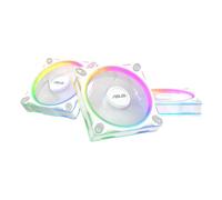 ASUS Prime MR120 ARGB Reverse Triple Pack Ventilatore Involucro Bianco, 120 mm, PWM
