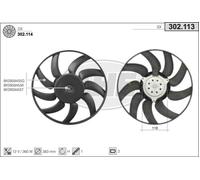 Ventola AUDI Q5 8RB 2.0 TDI 110kw 13-