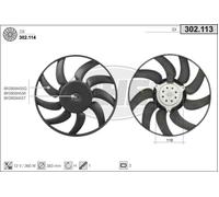 Ventola AUDI Q5 8RB 2.0 TFSI quattro 155kw 08-