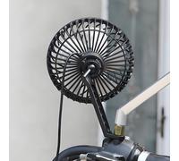 Ventola Auto USB Flusso D'aria Ampio Ventola con Supporto a Specchietto