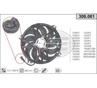 Ventola CITROEN C5 I DC_ 1.8 16V (DC6FZB,DC6FZE) 85kw 01-04